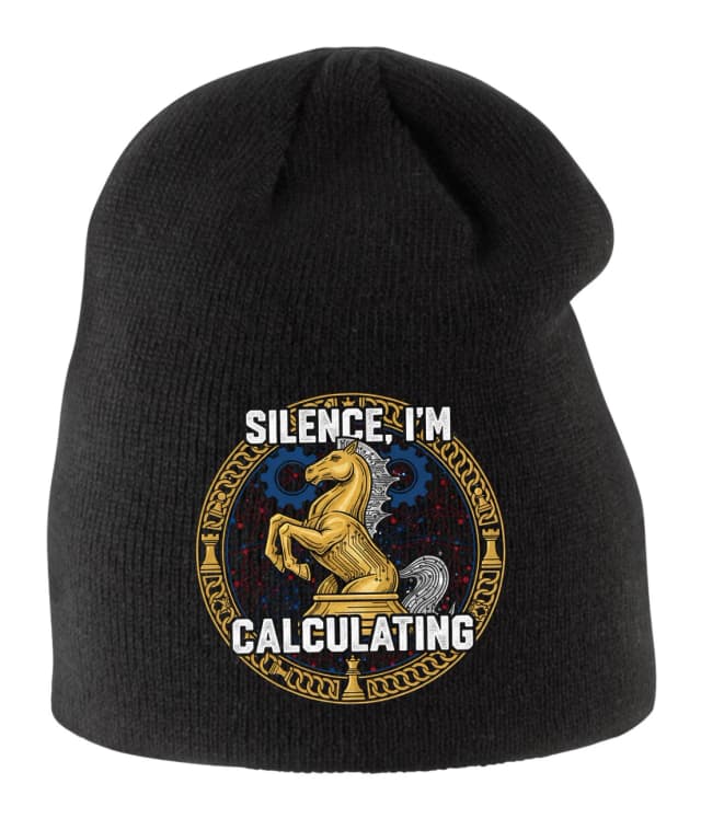Dětská zimní čepice Šachový Jezdec Ai Sítě A Výpočty Silence Im Calculating