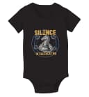 Dětské body Šachový Jezdec A Kalkulující Mozek Silence Im Calculating