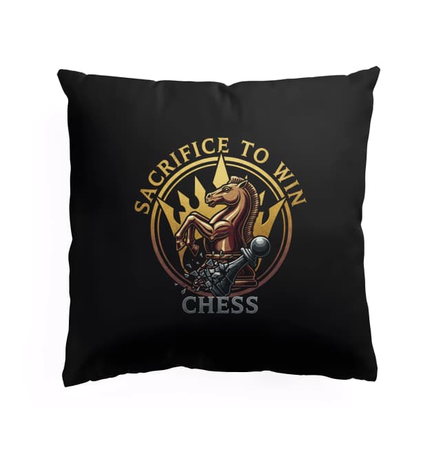 Polštář Oběť Rytíře Pro Královské Vítězství V Chess