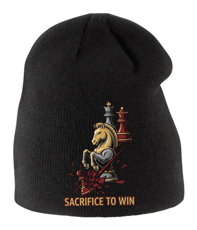 Dětská zimní čepice Koňská Oběť K Vítězství Sacrifice To Win