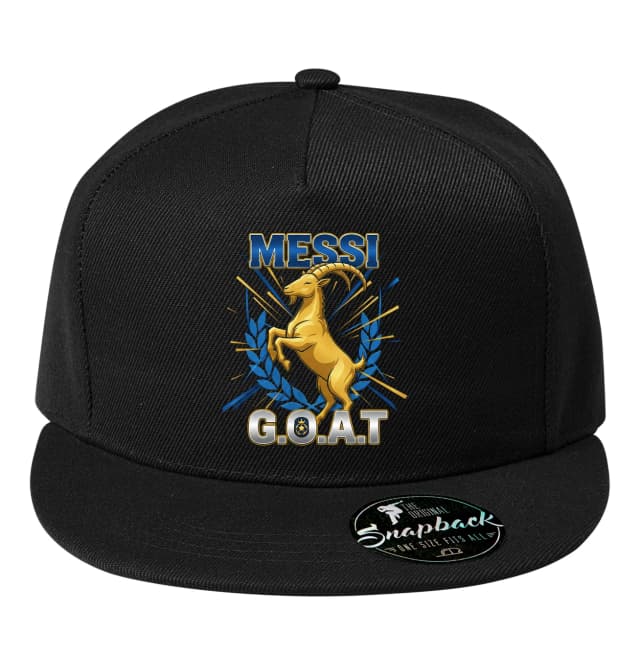 Snapback Messi Zlatý Goat Legendární Fotbalová Ikona S Rohatou Korunou