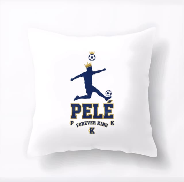 Polštář Pelé Král Fotbalu Navždy Zlatá Legenda A Fotbalové Mistrovství