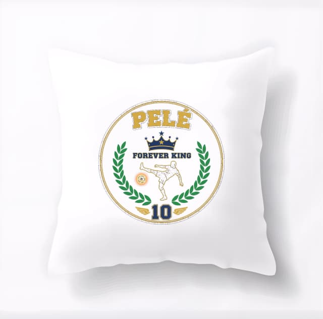 Polštář Legendární Pelé Forever King  Koruna Vavřín A Desítka