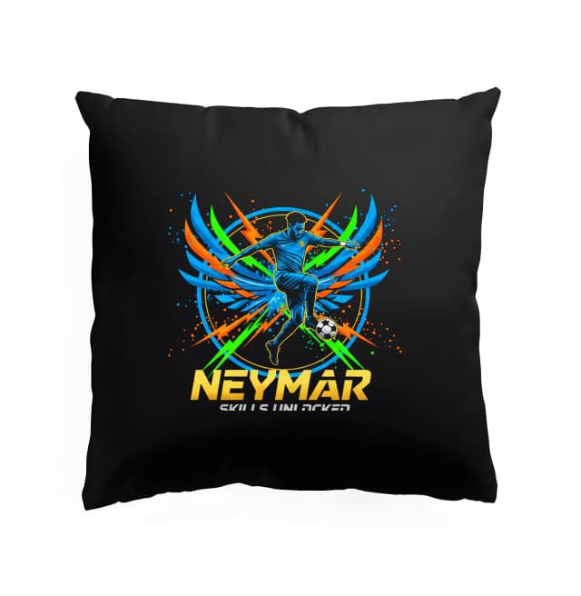 Polštář Neymar Skills Unlocked Odemknuté Mistrovské Driblingy A Neonová Křídla