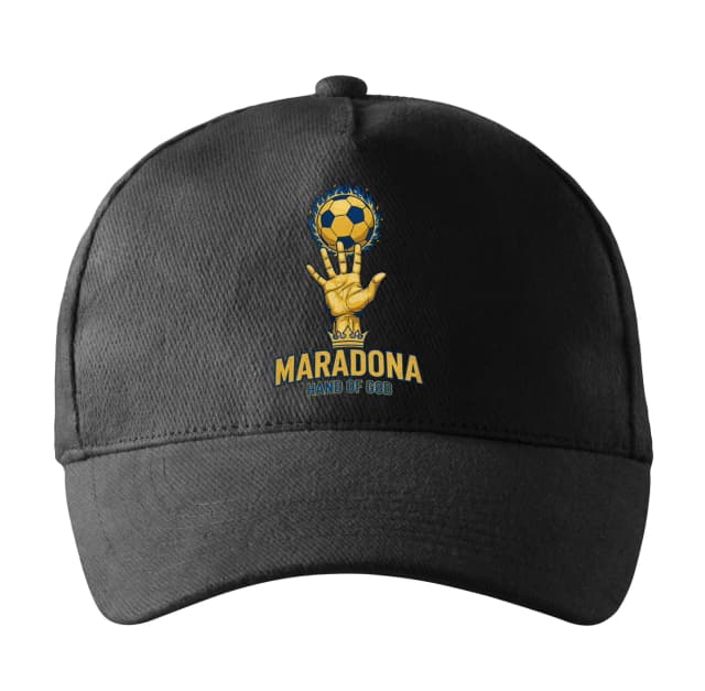 Kšiltovka Ikonická Zlatá Ruka Maradona Hand Of God Fotbalová Legenda
