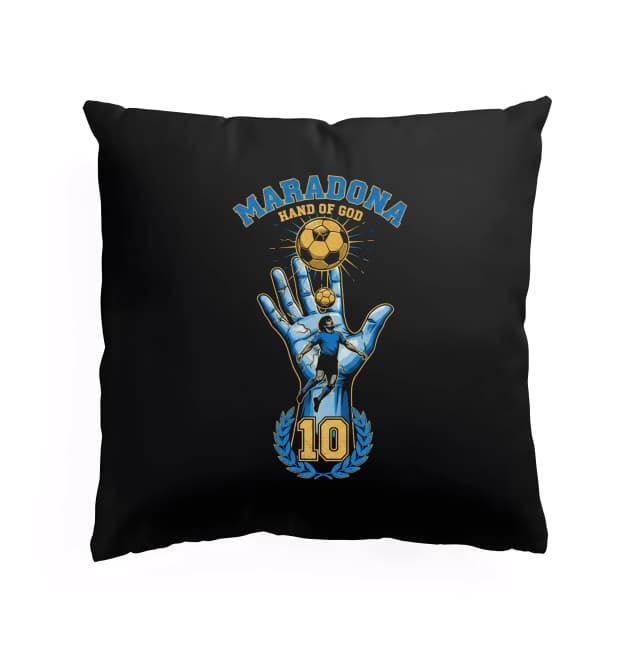 Polštář Maradona Hand Of God Zlatá Ruka Legendy Desítka A Gól