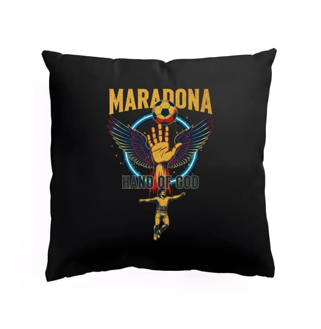 Polštář Maradona Hand Of God Ikonická Božská Ruka Fotbalové Legendy