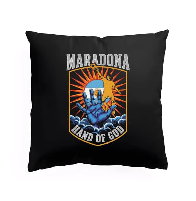 Polštář Maradona Legendární Okamžik Hand Of God Ikona Argentinského Fotbalu