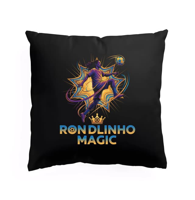 Polštář Ronaldinho Magic Hvězdná Fotbalová Magie A Triky Brazilské Legendy