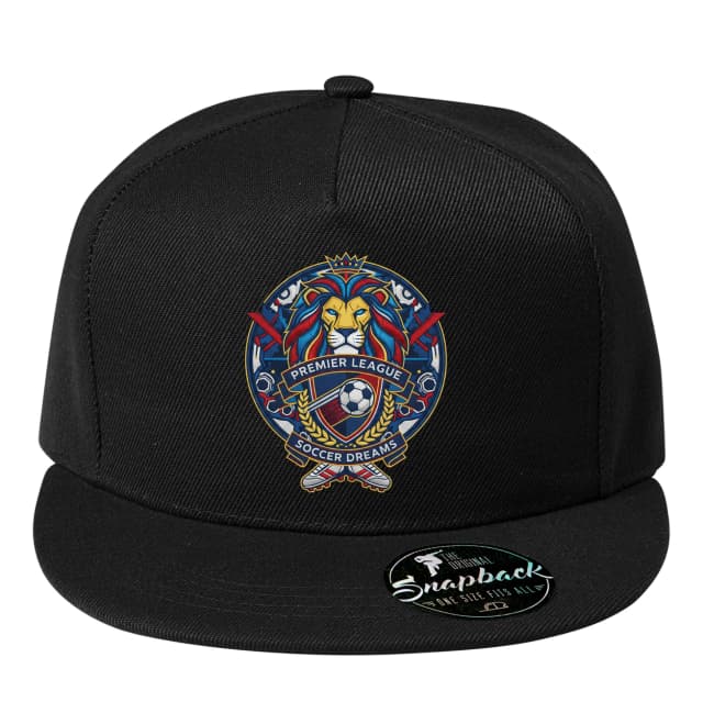 Snapback Královský Lev Premier League Soccer Dreams  Fotbalové Sny A Vítězství
