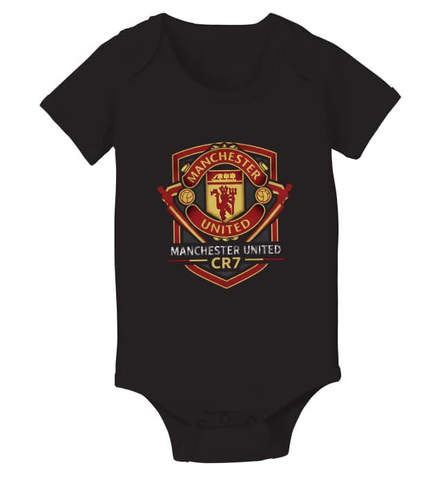 Dětské body Královská Červená Vášeň Manchester United Cr7 Pro Fanoušky