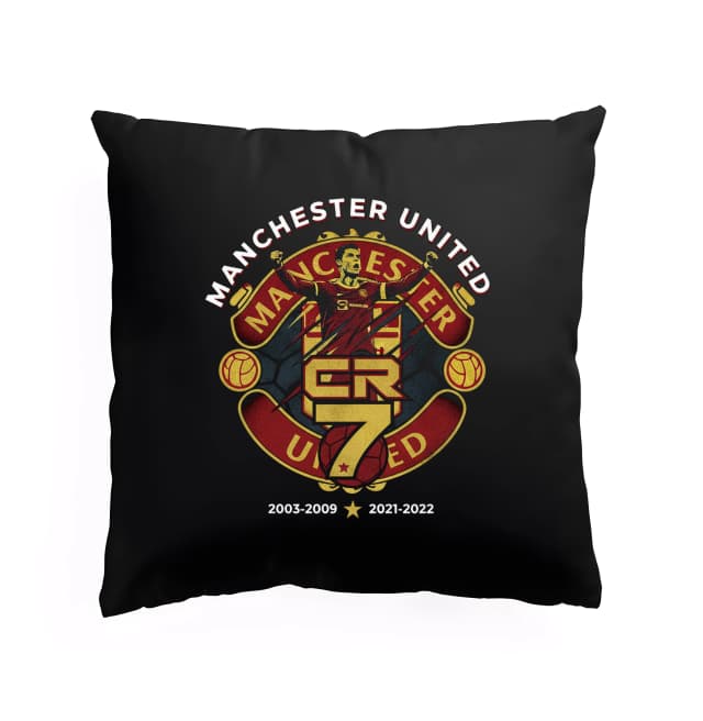 Polštář Limitovaná Edice Cr7 Manchester United Legendární Fanouškovský Emblém