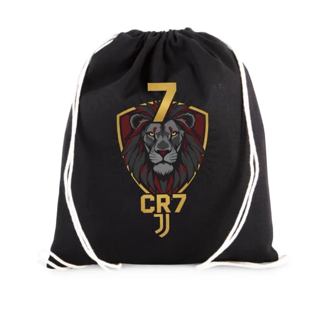 Vak na záda Královský Zlatý Lev Ve Štítu Cr7 Juventus Emblém Vítězství A Síly
