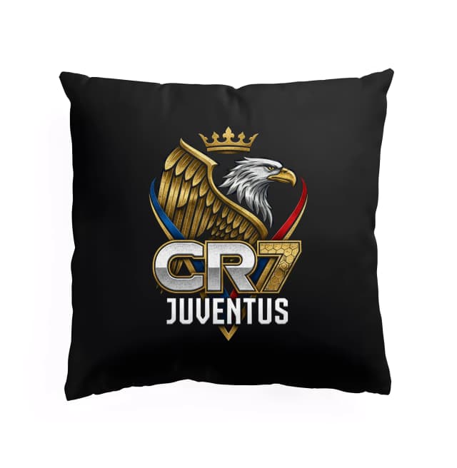 Polštář Královský Orel Cr7 Juventus Zlatý Štít Síla A Ikona Vítězství