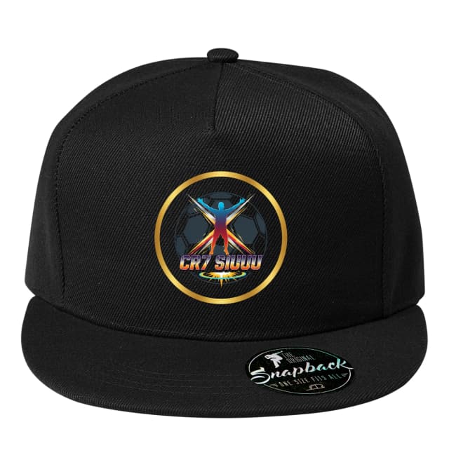 Snapback Epická Fotbalová Exploze Vítězná Silueta X A Siuuu Energie