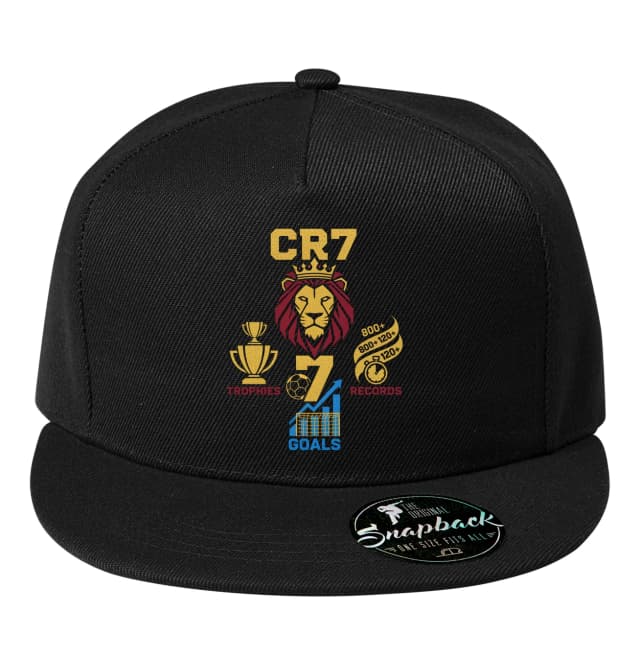 Snapback Cr7 Král Gólů A Rekordů Lev S Trofejemi