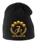 Dětská zimní čepice Cr7 Zlatý Oblouk Pěti Ballon Dor Královské Logo Ikona Fotbalu