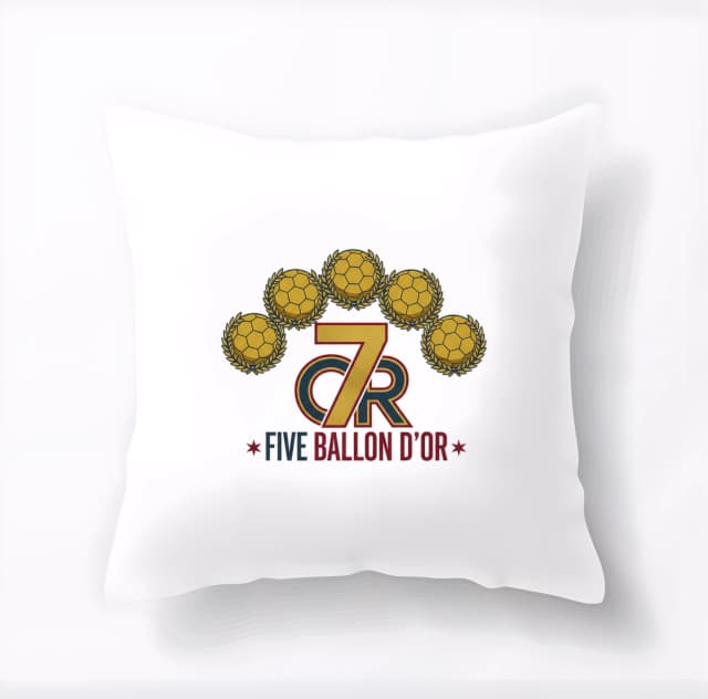 Polštář Pětinásobný Vítěz Ballon Dor Cr7 Zlatá Legenda