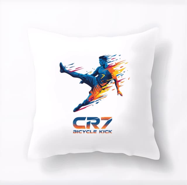 Polštář Cr7 Bicycle Kick Nebeský Explozivní Kop Plný Stylu A Síly