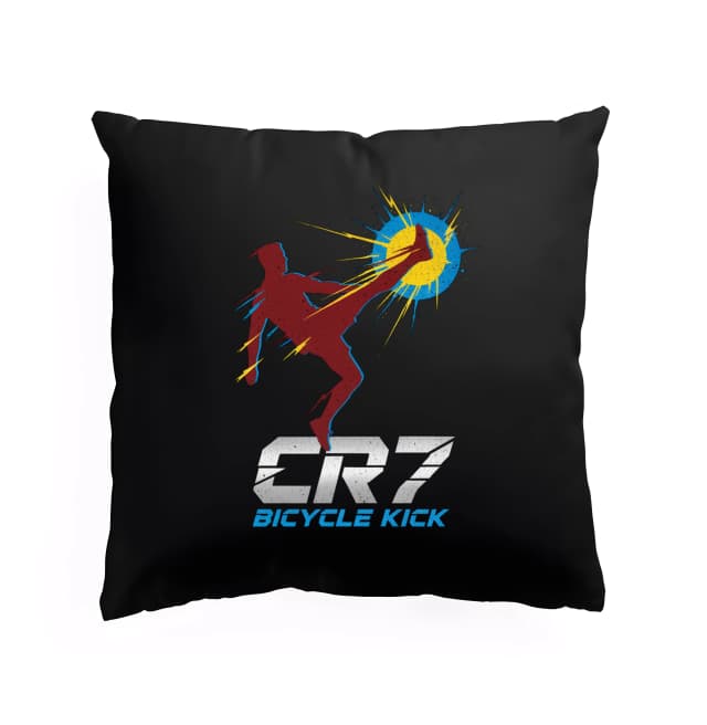 Polštář Cr7 Bicycle Kick Výbušná Fotbalová Ikona Umění A Síla V Akci