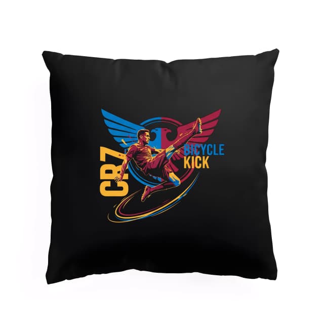 Polštář Cr7 Bicycle Kick Monumentální Švih Fotbalová Elegance A Síla