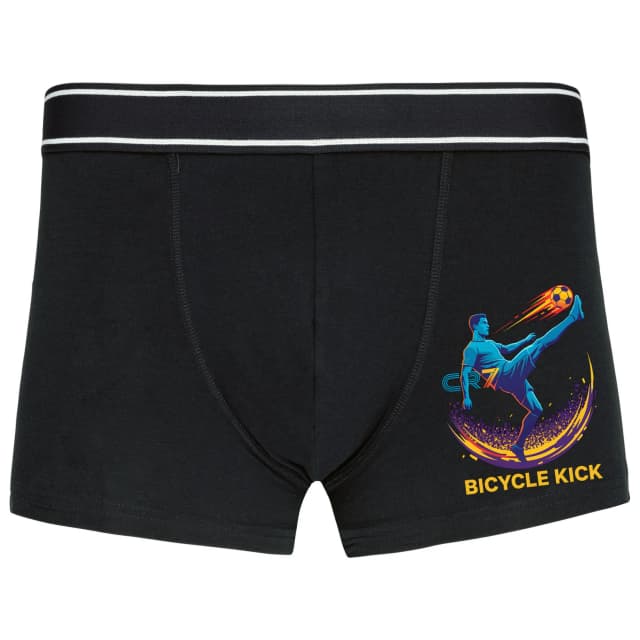 Boxerky Cr7 Bicycle Kick Ohnivý Gólový Bicyklový Kop Plný Energie