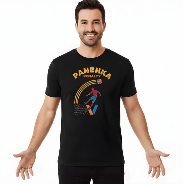 Pánské tričko Panenka Penalta Retro Čipový Gól Krása Kopu