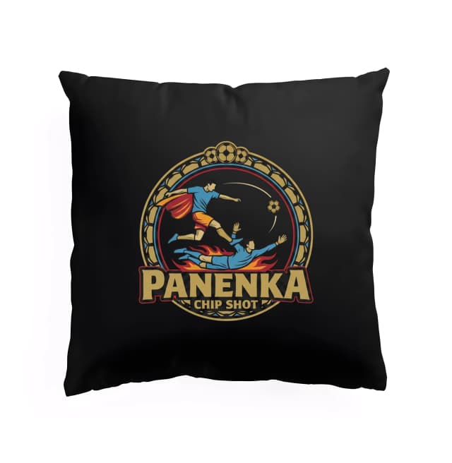 Polštář Panenka Chip Shot Mistrovský Čipový Gól Legendární Fotbalový Moment