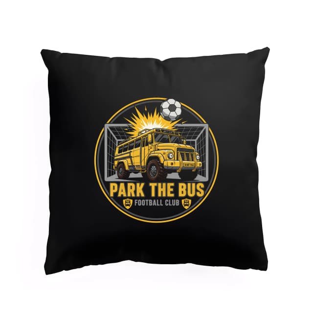 Polštář Park The Bus Nepřekonatelný Autobus Bránící Branku Fotbalového Klubu