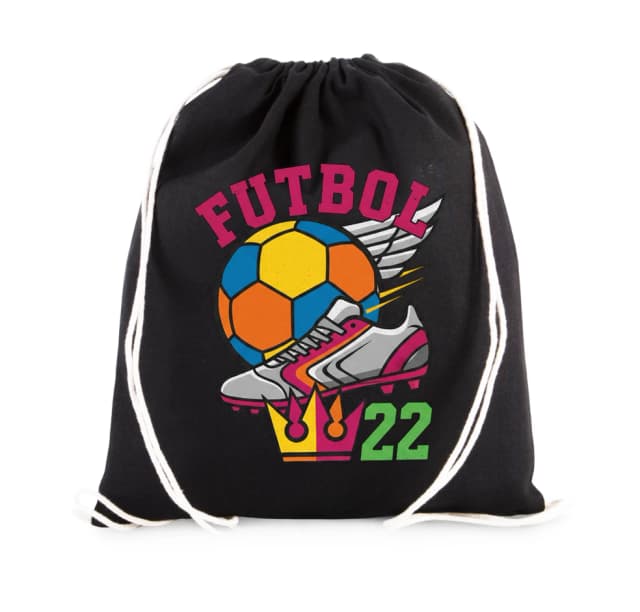 Vak na záda Fotbalová Koruna Barevný Míč A Kopačka S Křídly 22