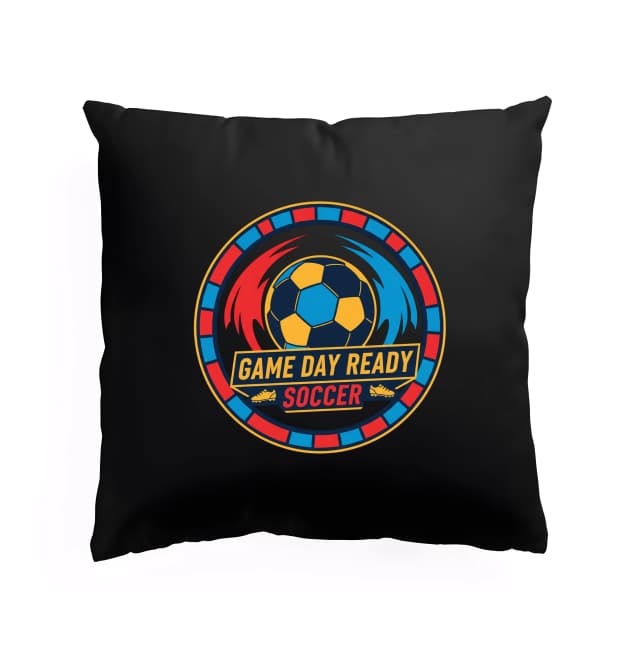 Polštář Hvězdný Fotbalový Styl Game Day Ready Pro Vášeň Fanoušků