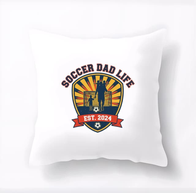 Polštář Soccer Dad Life Tatínkova Hrdost U Branky S Dětmi