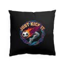 Polštář Ohnivý Kopačský Let S Fotbalovým Míčem Just Kick It
