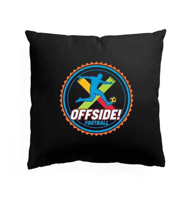 Polštář Offside Fotbalová Energie Neonový Kop Síla A Gólová Vášeň