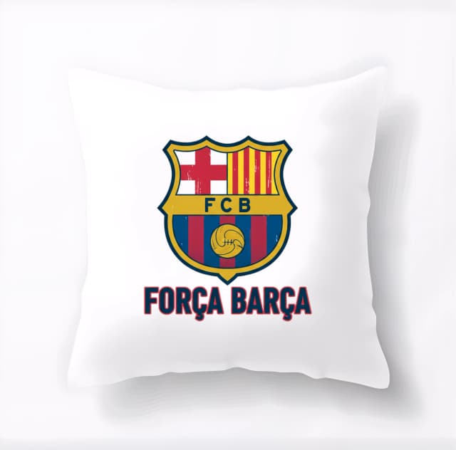 Polštář Síla Tradice A Vášně Fc Barcelona V Retro Erbovém Designu