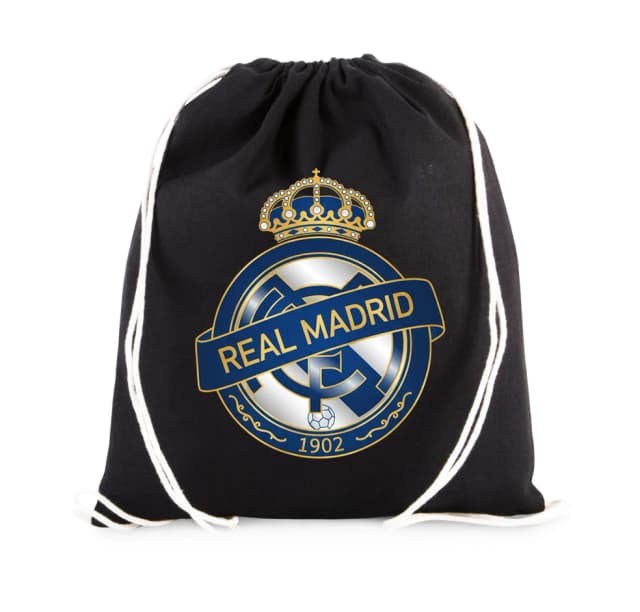 Vak na záda Královský Emblém Real Madrid Zlatá Koruna A Modrý Pruh
