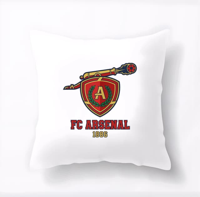 Polštář Kanón A Štít Fc Arsenal 1886 Věnec Hrdosti A Síly