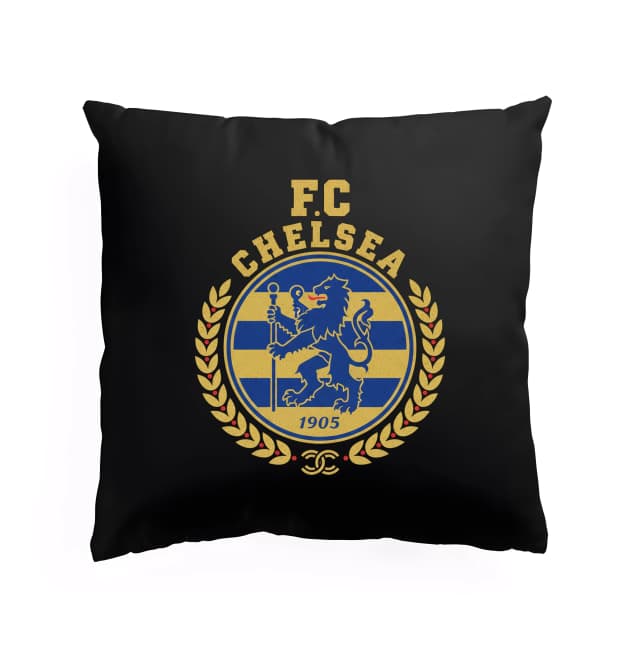 Polštář Fc Chelsea Královský Lev A Zlatý Vavřín Legendární Emblém