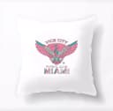 Polštář Orel Vice City Růžovotyrkysový Miami Fotbalový Symbol Noční Síly