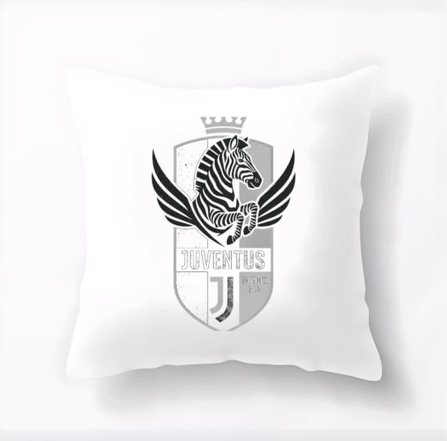 Polštář Královská Křídlatá Zebra Juventus Štít Emblém Tradice A Síly