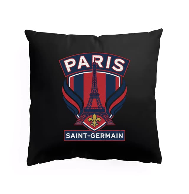 Polštář Pařížská Hrdost Paris Saintgermain  Eiffelova Ikona A Fleurdelis Styl