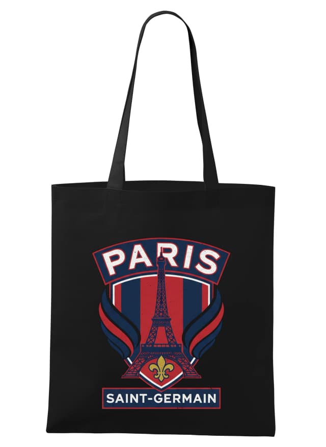 Nákupní taška Pařížská Hrdost Paris Saintgermain  Eiffelova Ikona A Fleurdelis Styl