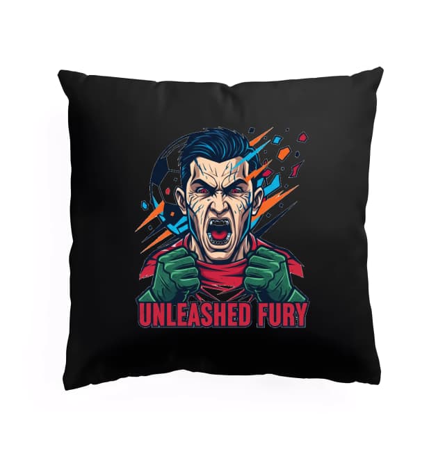 Polštář Zuřivý Fotbalista Unleashed Fury Exploze Síly A Vášně