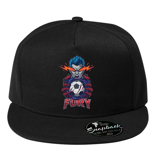 Snapback Fury Hněv Fotbalového Démona S Bleskovýma Očima A Drápy