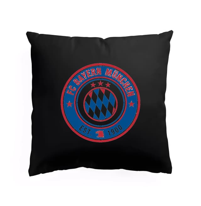 Polštář Bavorský Emblém Fc Bayern München Stylový Modročervený Štít Pro Fanoušky