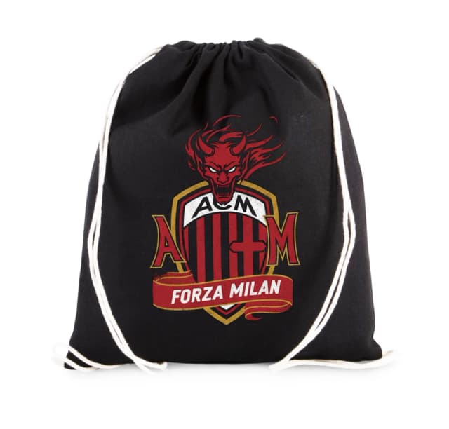 Vak na záda Ohnivý Ďábel Ac Milan  Forza Milan Pro Vášnivé Fanoušky
