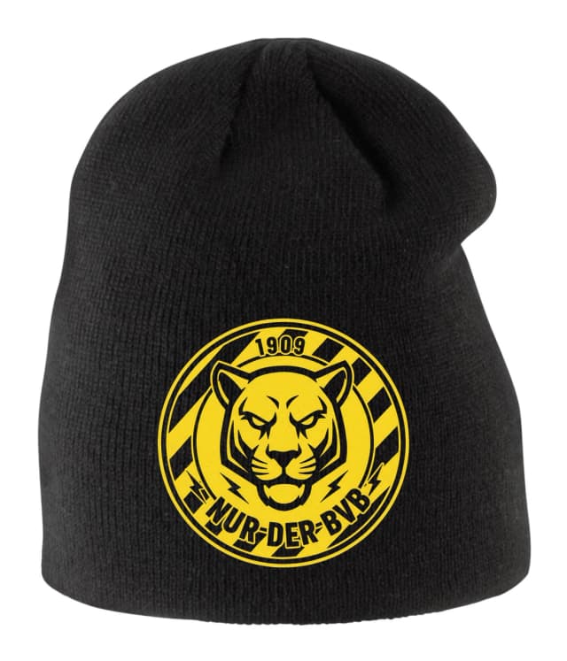 Dětská zimní čepice Žlutá Síla Tygrů Bvb Hrdost 1909 Městský Dravý Symbol