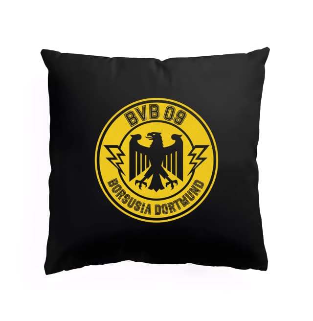 Polštář Žlutá Síla Bvb 09  Orlí Emblém Borussia Dortmund Pro Fanoušky