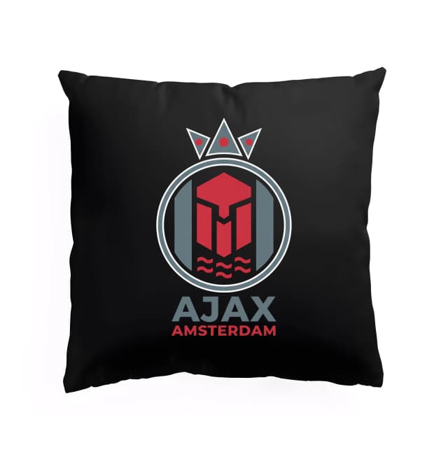 Polštář Královský Štít A Koruna Městská Ikona Ajax Amsterdam