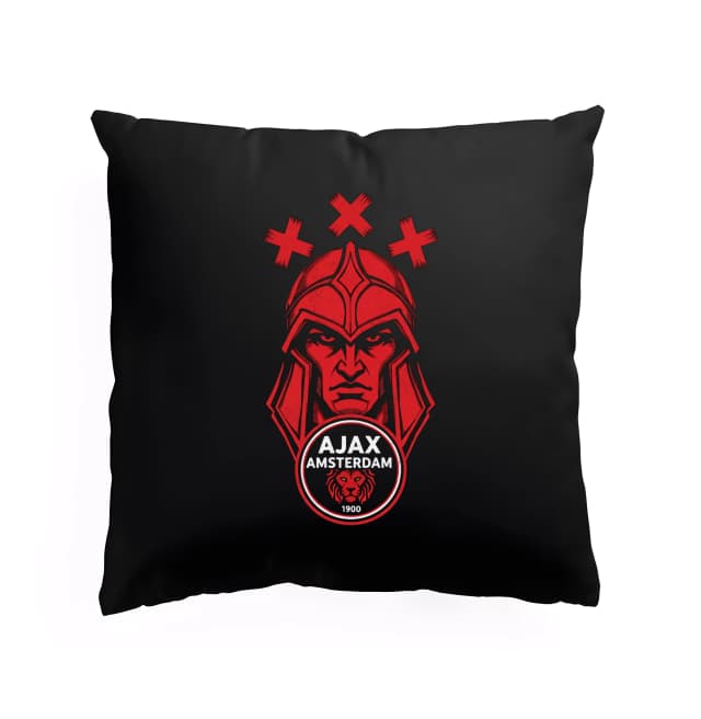 Polštář Ajax Amsterdam Červený Trojský Válečník Lví Odvaha